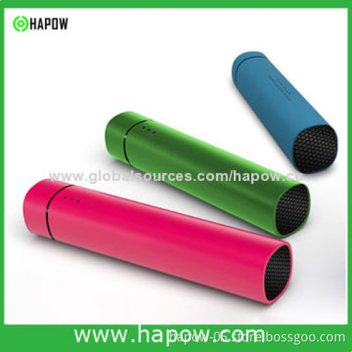 2014 New Mini Speaker Power Bank/Universal External Battery Charger, 100Hz-20kHz Frequency Response